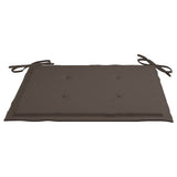 NNEVL Garden Chair Cushions 2 pcs Taupe 50x50x3 cm
