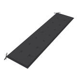 NNEVL Garden Bench Cushion Anthracite 200x50x3 cm