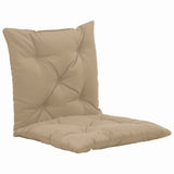 NNEVL Swing Chair Cushions 2 pcs Beige 50 cm Fabric