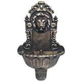 NNEVL Wall Fountain Lion Head Design Bronze