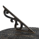 NNEVL Sundial Bronze 35.5x82 cm Plastic