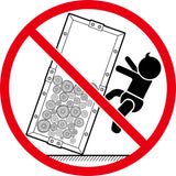 NNEVL Firewood Rack Black 60x25x200 cm Steel