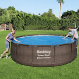 NNEVL Bestway Solar Pool Cover Flowclear 356 cm