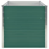 NNEVL Raised Garden Bed 160x80x77 cm Galvanised Steel Green
