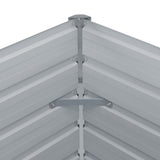 NNEVL Raised Garden Bed 160x80x77 cm Galvanised Steel Green
