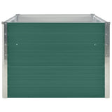 NNEVL Raised Garden Bed 160x80x45 cm Galvanised Steel Green