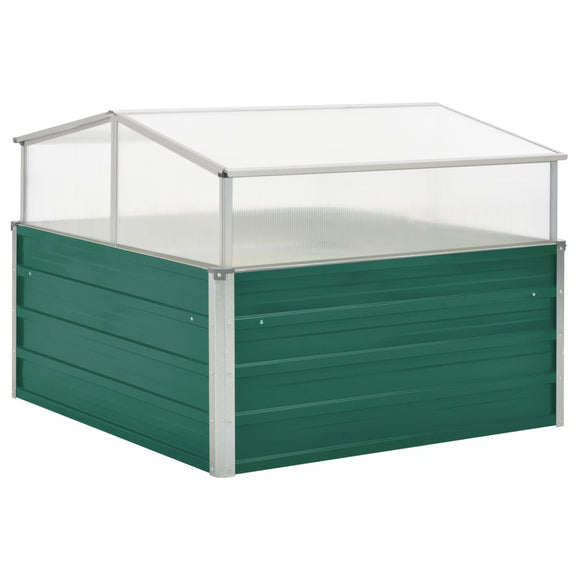 NNEVL Greenhouse Green 100x100x77 cm Galvanised Steel