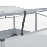 NNEVL Greenhouse Green 100x100x77 cm Galvanised Steel