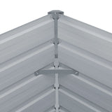 NNEVL Raised Garden Bed 100x100x45 cm Galvanised Steel Anthracite