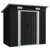NNEVL Garden Shed Anthracite Steel