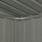 NNEVL Garden Shed Anthracite Steel