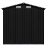 NNEVL Garden Storage Shed Anthracite Steel 204x132x186 cm