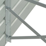 NNEVL Garden Raised Bed Galvanised Steel 320x40x45 cm Anthracite