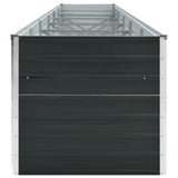NNEVL Garden Raised Bed Galvanised Steel 480x80x77 cm Anthracite