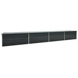 NNEVL Garden Raised Bed Galvanised Steel 600x80x45 cm Anthracite