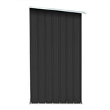 NNEVL Garden Log Storage Shed Galvanised Steel 163x83x154 cm Anthracite