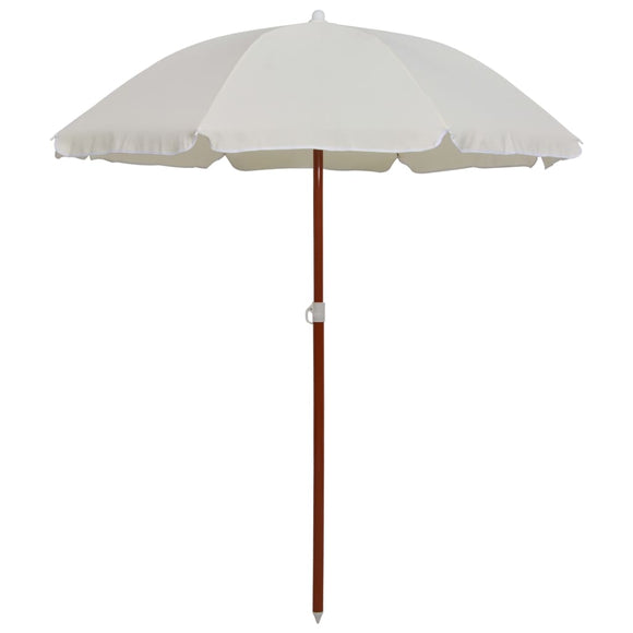 NNEVL Parasol with Steel Pole 180 cm Sand