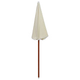NNEVL Parasol with Steel Pole 180 cm Sand