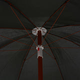 NNEVL Parasol with Steel Pole 180 cm Anthracite