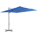 NNEVL Cantilever Umbrella with Steel Pole Azure Blue 250x250 cm
