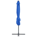 NNEVL Cantilever Umbrella with Steel Pole Azure Blue 250x250 cm