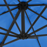 NNEVL Cantilever Umbrella with Steel Pole Azure Blue 250x250 cm