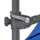 NNEVL Cantilever Umbrella with Steel Pole Azure Blue 250x250 cm