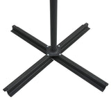 NNEVL Cantilever Umbrella with LED lights and Steel Pole 250x250 cm Anthracite