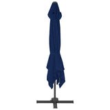 NNEVL Cantilever Umbrella with Aluminium Pole 3x3 m Azure Blue
