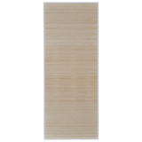 NNEVL Rectangular Natural Bamboo Rugs 2 pcs 120x180 cm