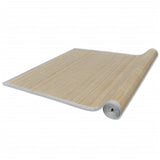NNEVL Rectangular Natural Bamboo Rugs 2 pcs 120x180 cm