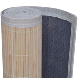 NNEVL Rectangular Natural Bamboo Rugs 2 pcs 120x180 cm
