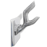NNEVL Wardrobe Coat Hooks 2 pcs Silver Aluminium