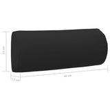 NNEVL Deck Chair Headrest Black 40x7.5x15 cm Textilene