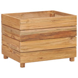 NNEVL Raised Bed 50x40x38 cm Recycled Teak and Steel