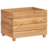 NNEVL Raised Bed 50x40x38 cm Recycled Teak and Steel