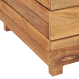 NNEVL Raised Bed 100x40x38 cm Recycled Teak and Steel