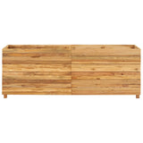 NNEVL Raised Bed 150x40x55 cm Recycled Teak and Steel