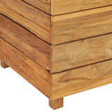 NNEVL Raised Bed 50x40x72 cm Recycled Teak and Steel