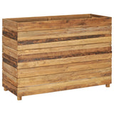 NNEVL Raised Bed 100x40x72 cm Recycled Teak and Steel