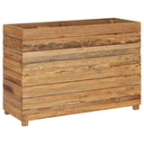 NNEVL Raised Bed 100x40x72 cm Recycled Teak and Steel