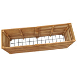 NNEVL Raised Bed 150x40x72 cm Recycled Teak and Steel