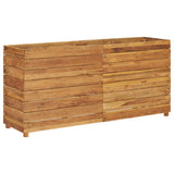 NNEVL Raised Bed 150x40x72 cm Recycled Teak and Steel