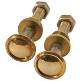 NNEVL Sunlounger Spare Wheels 2 pcs Solid Teak Wood