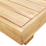 NNEVL Coffee Table 100x60x25 cm Solid Acacia Wood