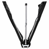 NNEVL Camping Bed 206x75x45 cm XXL Black