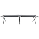 NNEVL Camping Bed 190x74x47 cm XL Grey