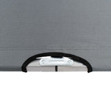 NNEVL Camping Bed 190x74x47 cm XL Grey