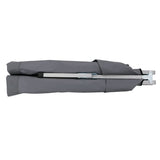 NNEVL Camping Bed 190x74x47 cm XL Grey