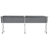 NNEVL Camping Bed 210x80x48 cm XXL Grey